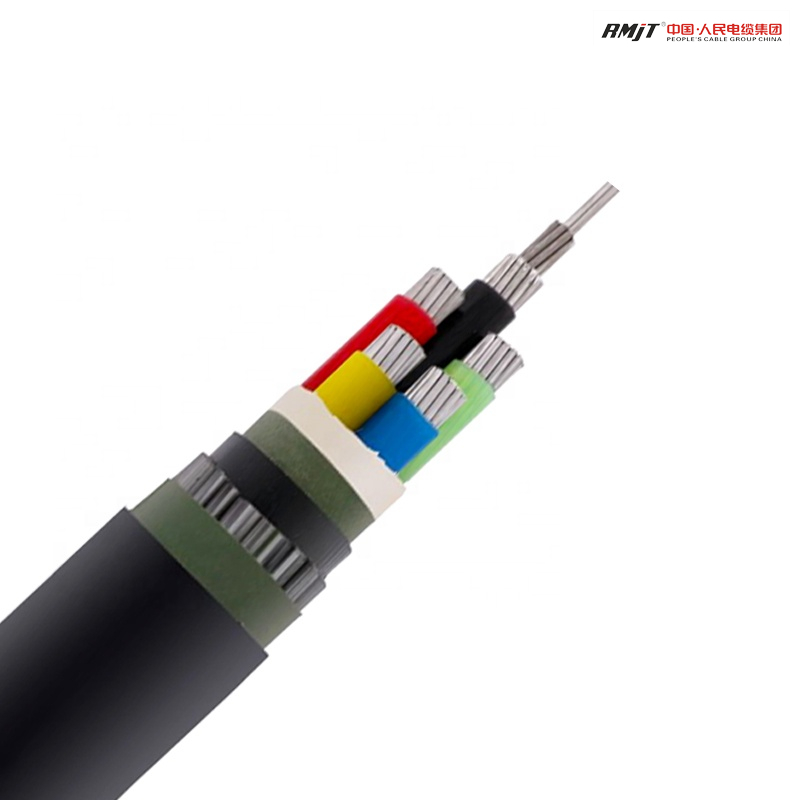 NA2XRY IEC60502-1 Al/XLPE/SWA/PVC 0.6/1kV Aluminum Conductor XLPE Underground Power Cable