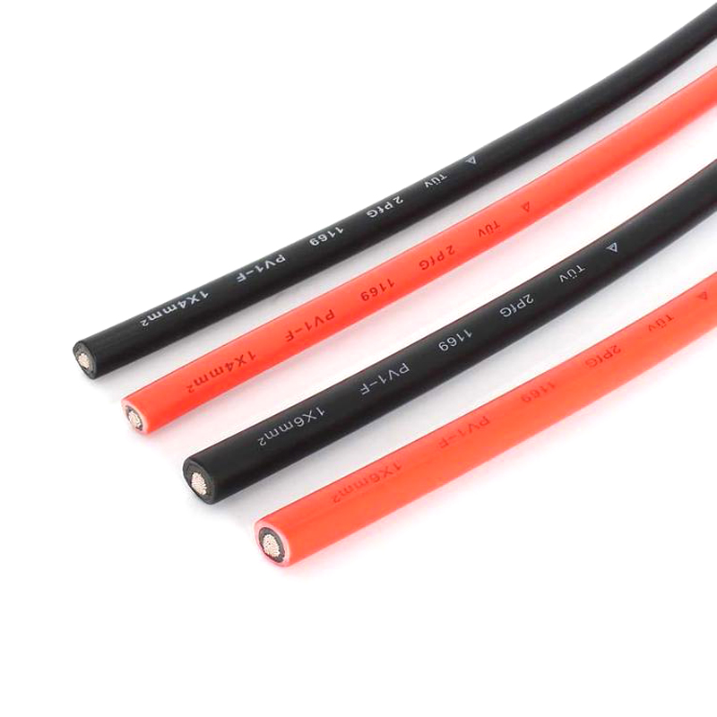 XLPO Insulated Photovoltaic Wire h1z2z2-k PV Solar Panel Cables And Wires pv1f